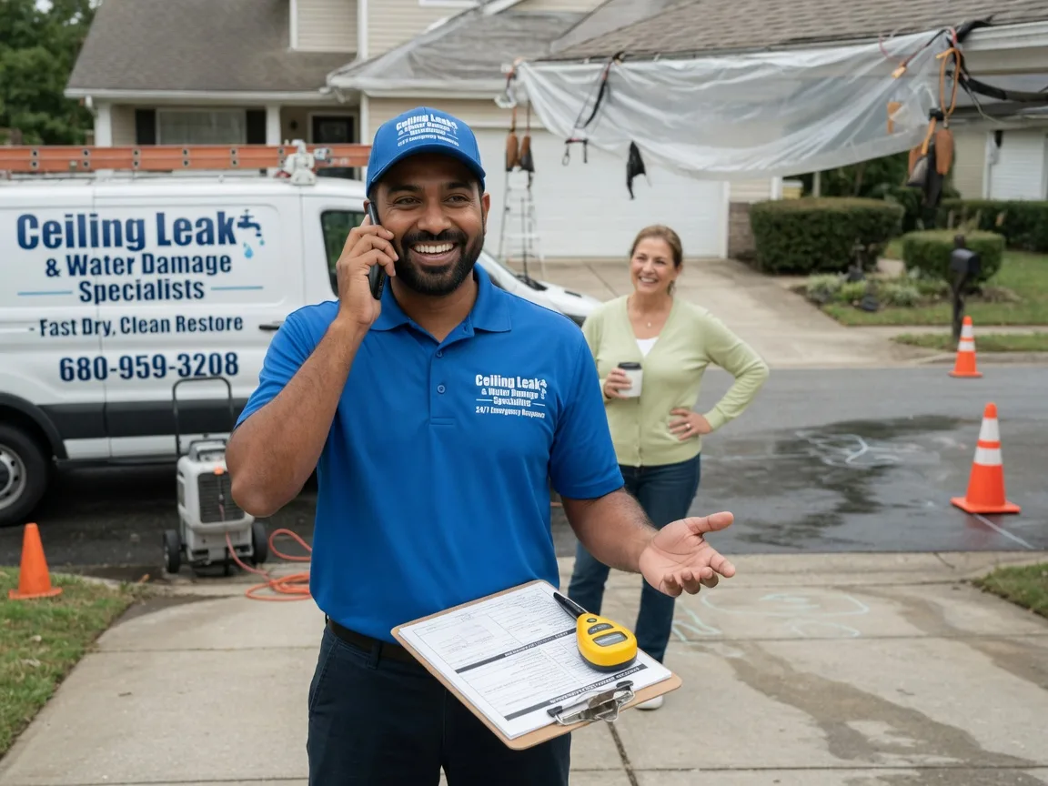 Ceiling Leak Cleanup Goodman, MO FAQs